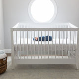 Lulujo - Hello World Bamboo Hat and Swaddle Gift Set - Navy