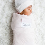 Lulujo - Bamboo Hat and Swaddle - Pink