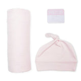 Lulujo - Bamboo Hat and Swaddle - Pink