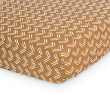Lulujo - Cotton Cot Sheet - Mudcloth