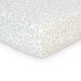 Lulujo - Cotton Cot Sheet - Greenary