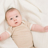 Lulujo - Waffle Blanket - Cream Vanilla