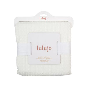 Lulujo - Waffle Blanket - Cream Vanilla