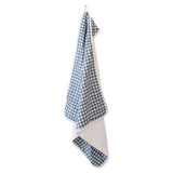 Lulujo - Hooded Towel- Navy Gingham