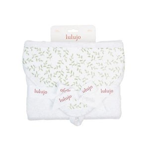 Lulujo - Hooded Towel- Greenery