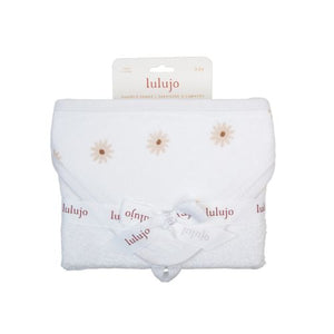 Lulujo -Hooded Towel- Daisies