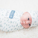 Lulujo - Bamboo Hat and Swaddle - Blueberries